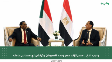 واجب الأخ.. مصر تؤكد دعم وحدة السودان وترفض أي مساس بأمنه